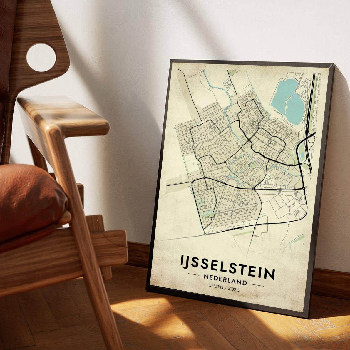Ijsselstein Vintage poster sfeerbeeld 1