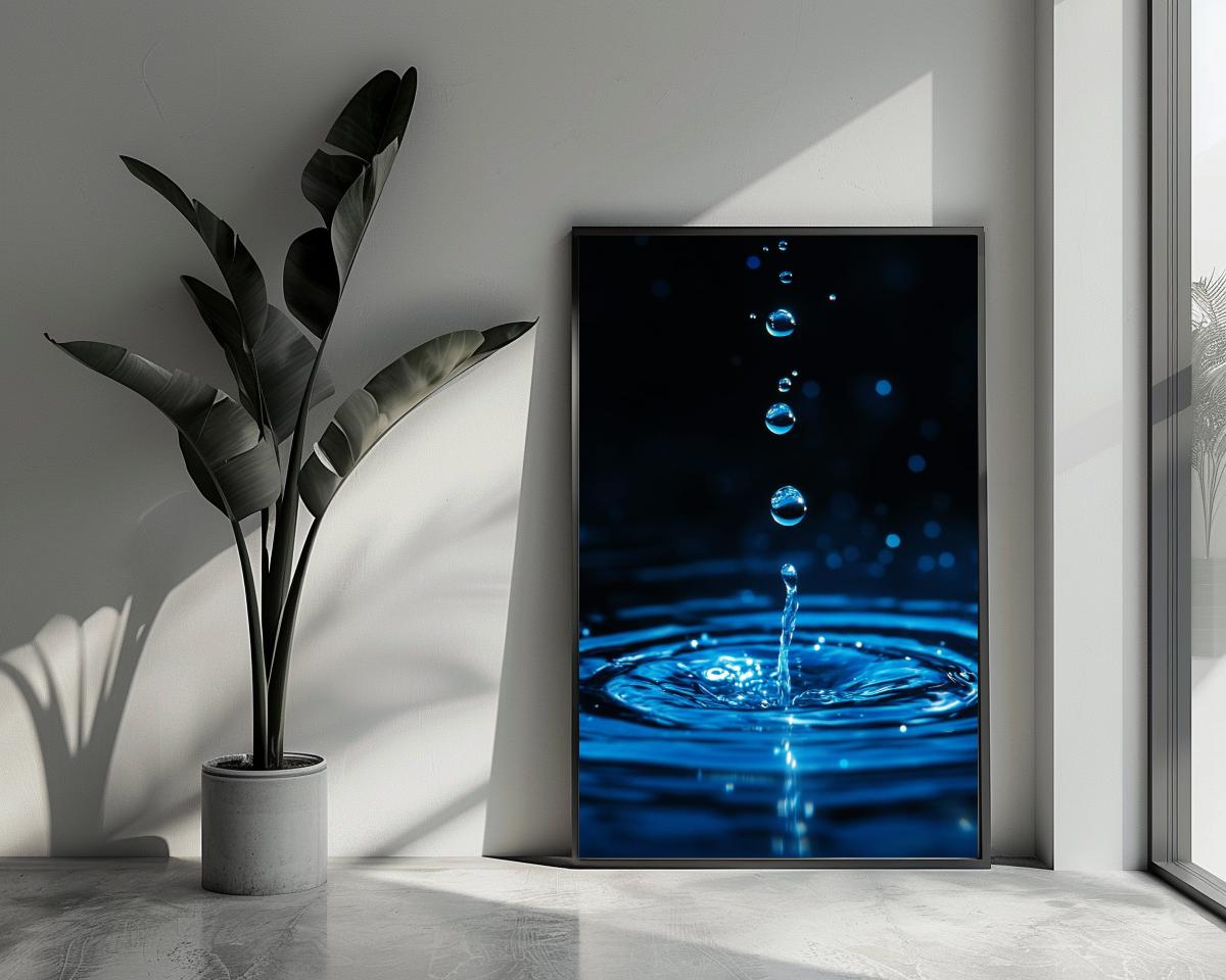 Water Droplet Ripple poster van 25 Artstreet
