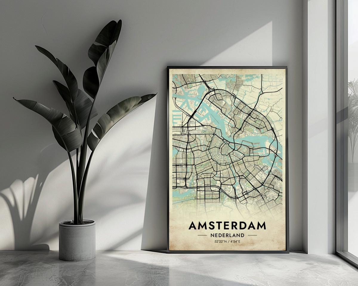 Amsterdam Vintage poster van 25 Artstreet