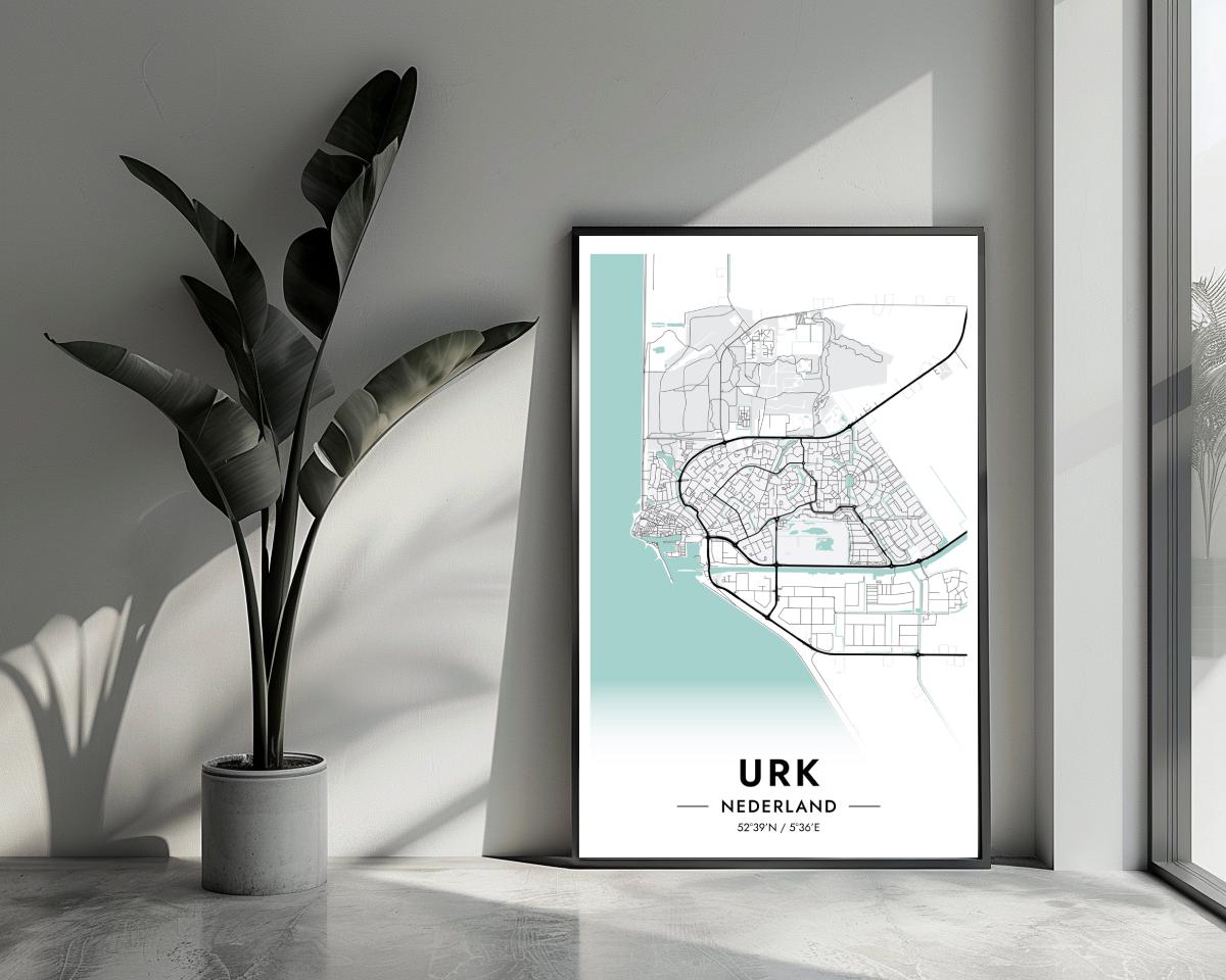 Urk Blauw poster van 25 Artstreet