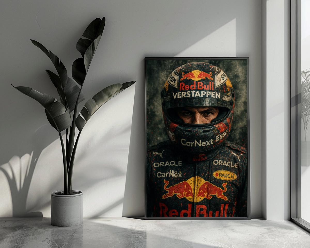 Max Verstappen Red Bull poster van 25 Artstreet