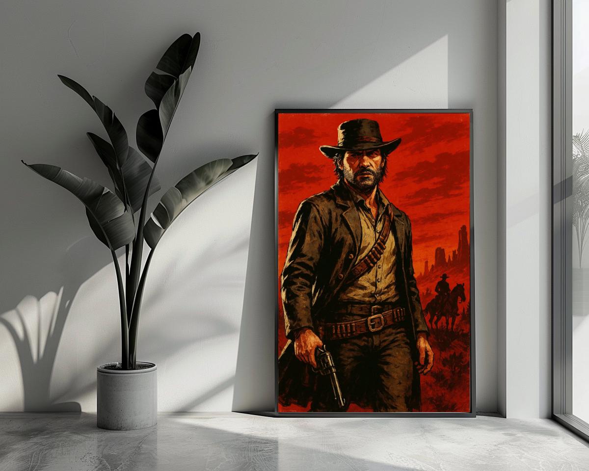 Arthur Morgan Red Dead Redemption 2 poster van 25 Artstreet