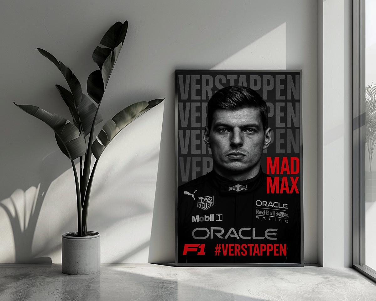Max Verstappen Mad Max poster van 25 Artstreet