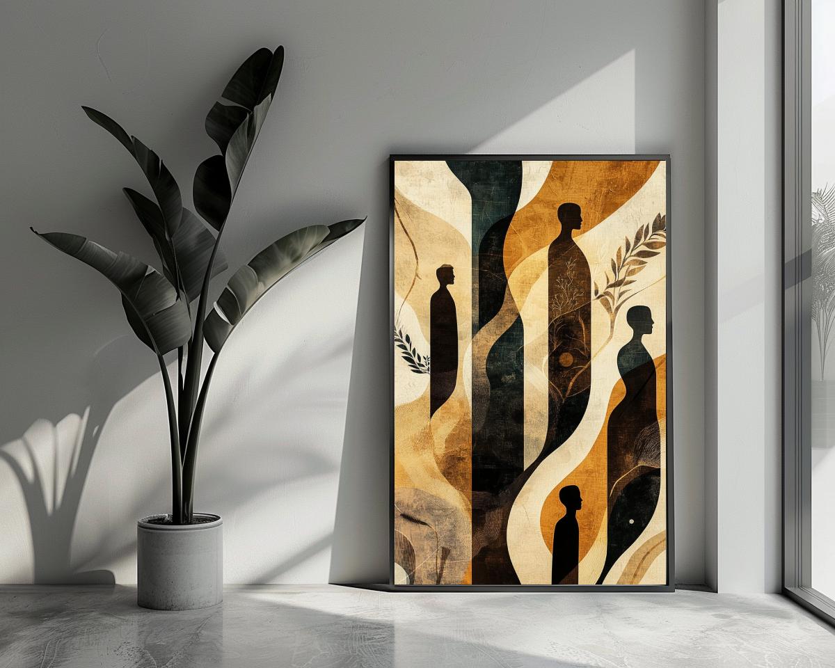 Abstract Man poster van 25 Artstreet