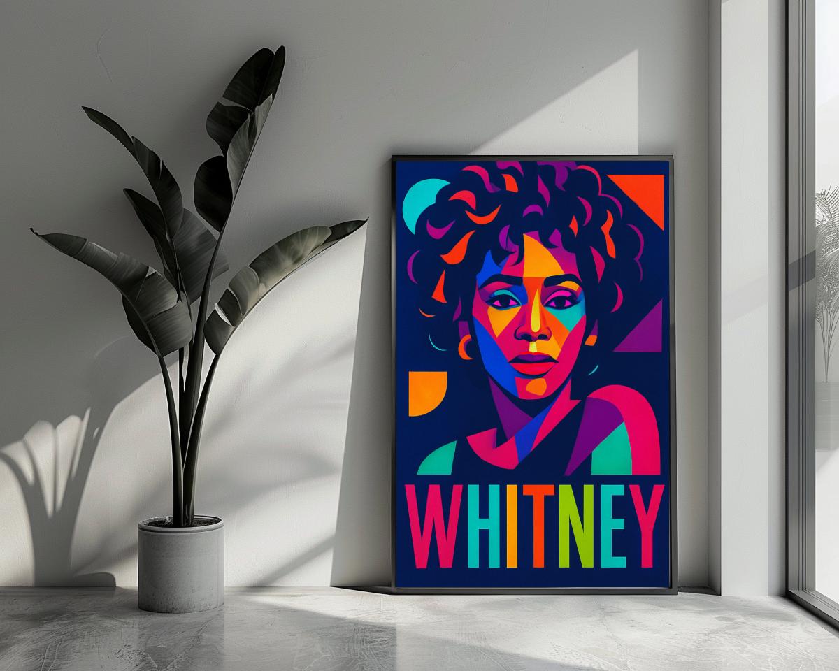 Whitney Houston Pop Art poster van 25 Artstreet
