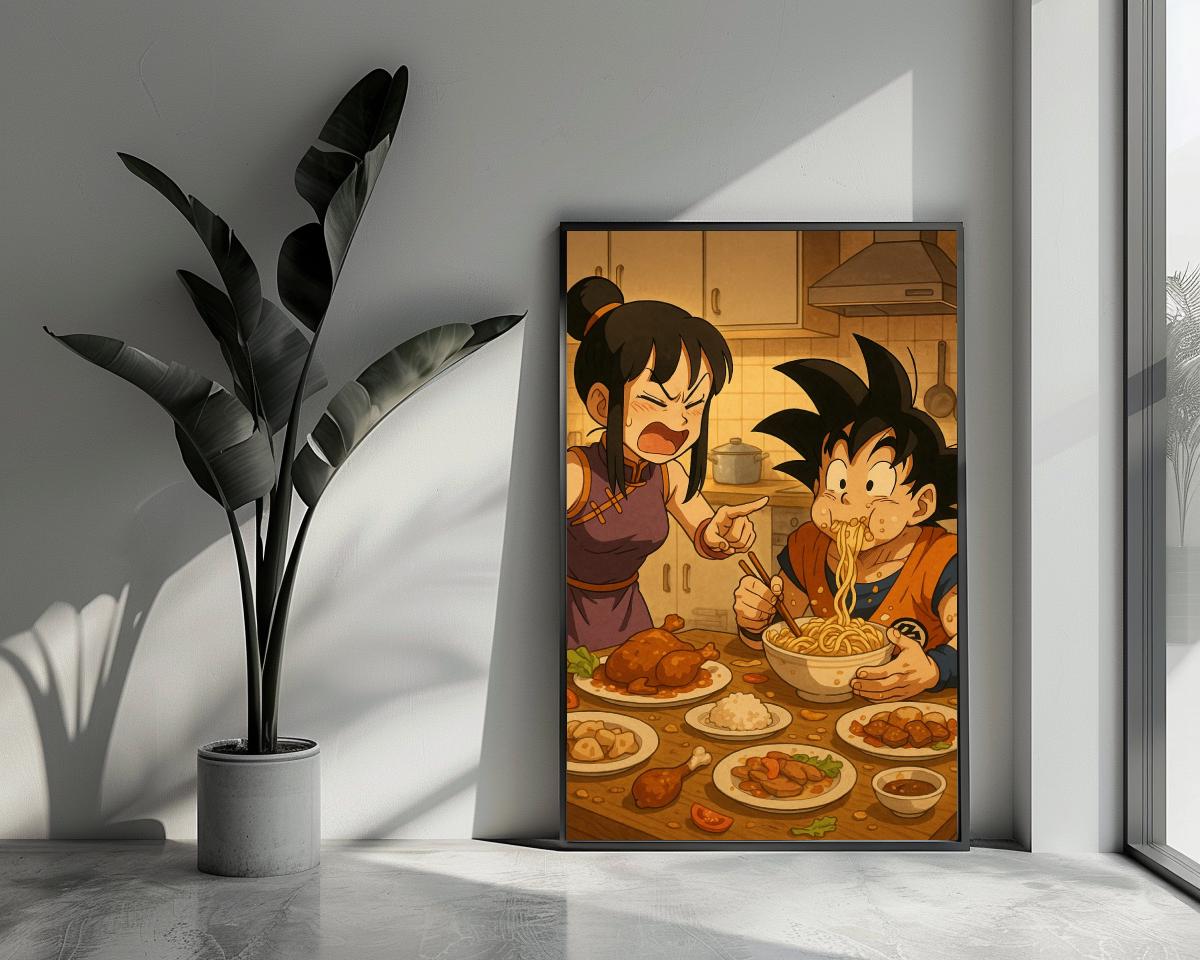 Goku Chi-chi Dragon Ball poster van 25 Artstreet