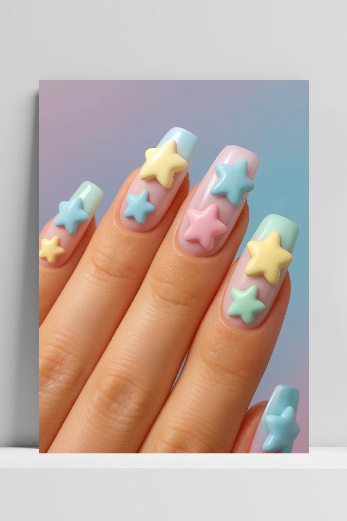 Nail Art Stars poster van 25 Artstreet