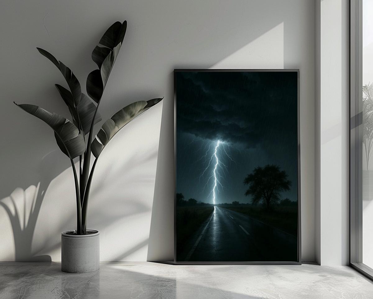 Lightning poster van 25 Artstreet