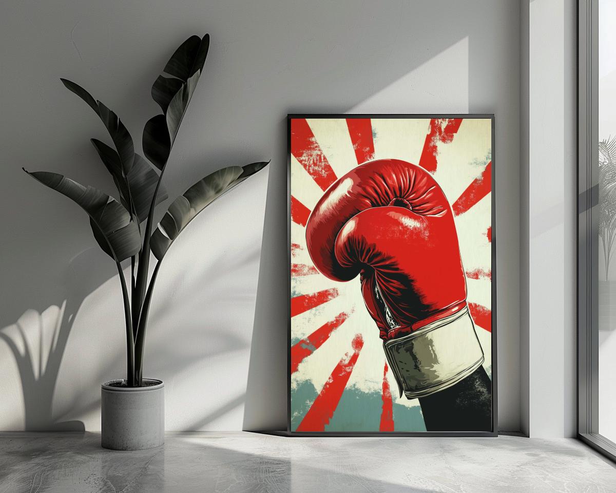 Boxing Glove poster van 25 Artstreet