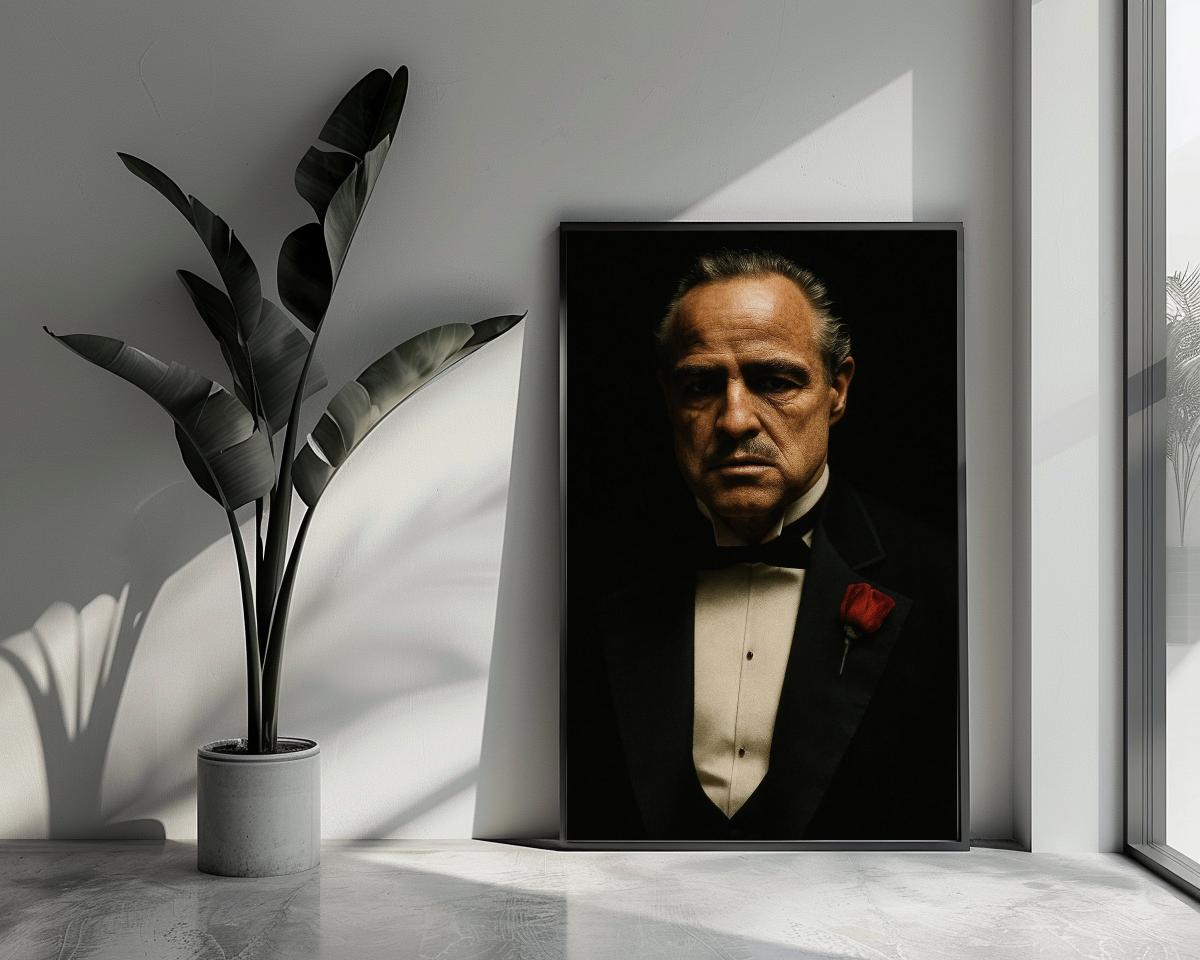 Don Corleone The Godfather poster van 25 Artstreet