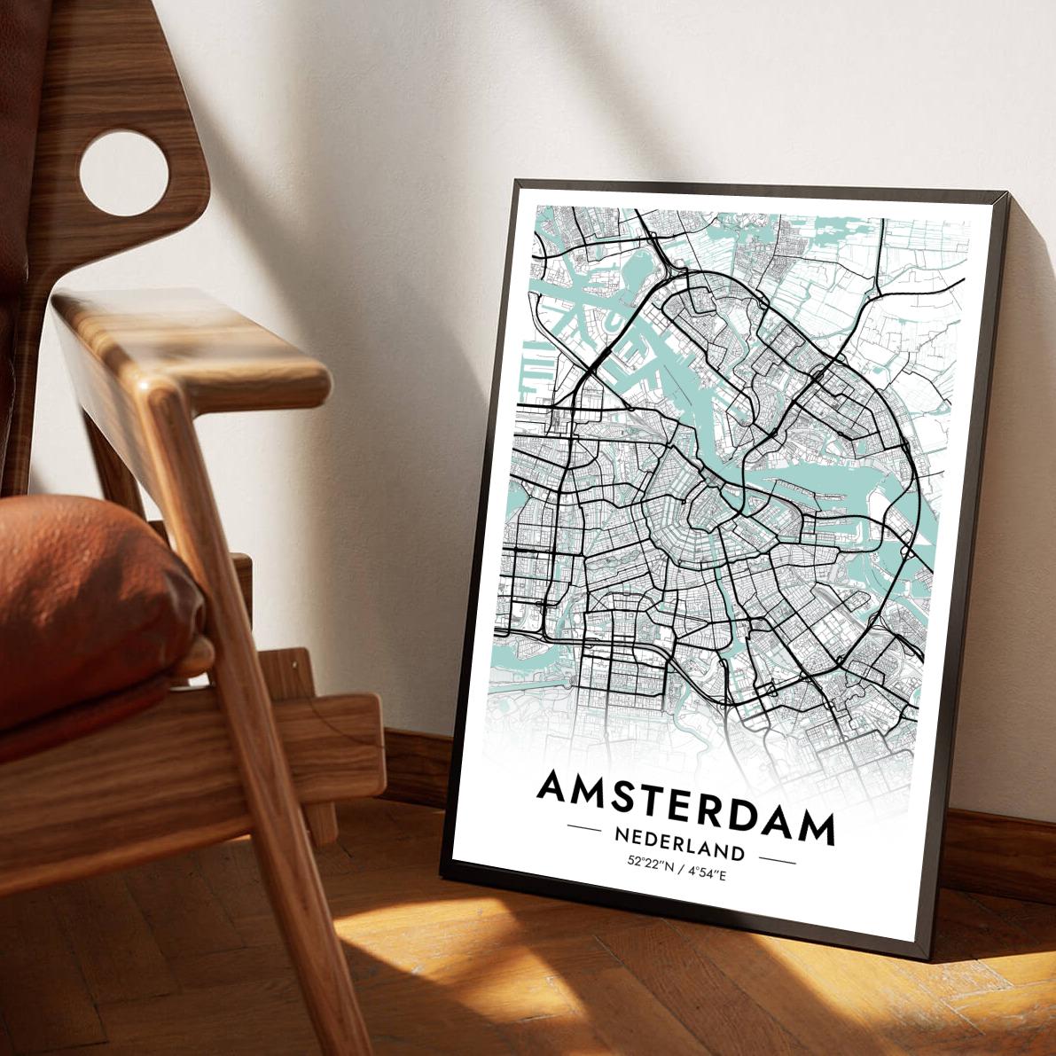 Amsterdam Blauw poster sfeerbeeld 1