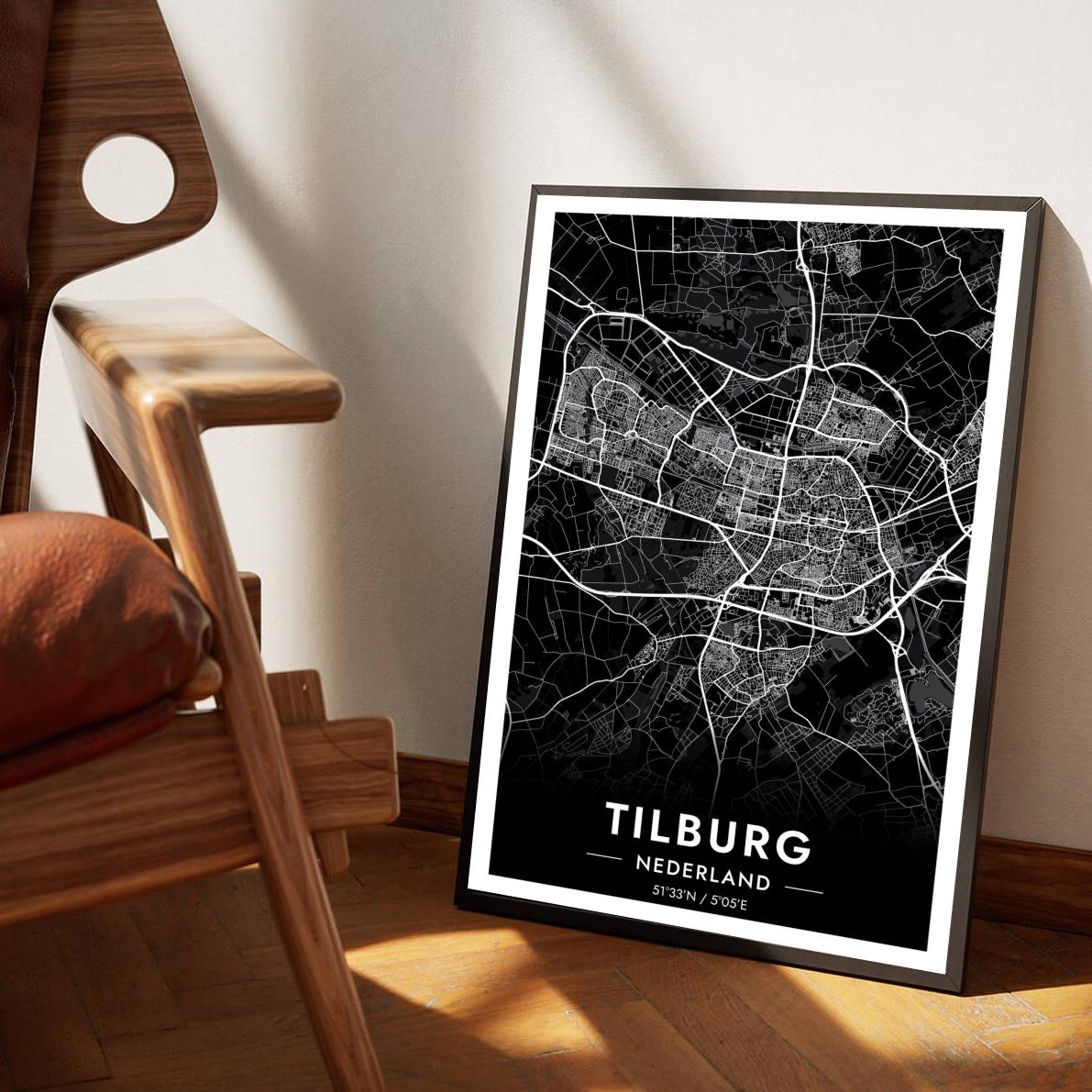 Tilburg Zwart poster sfeerbeeld 1