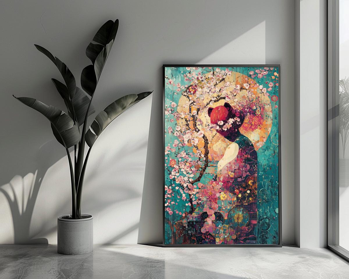 Abstract Cherry Blossom poster van 25 Artstreet