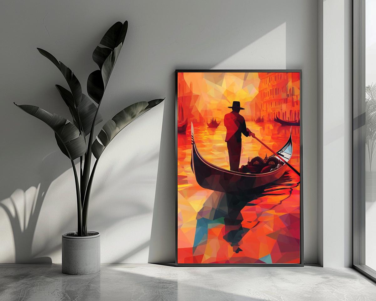 Gondola Venice poster van 25 Artstreet