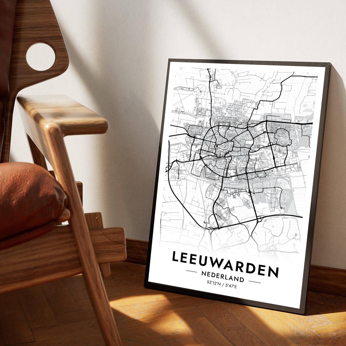Leeuwarden Wit poster sfeerbeeld 1