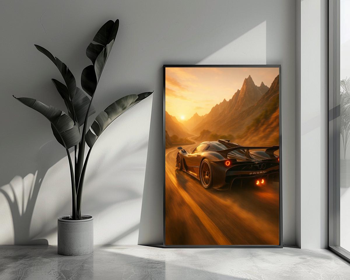 Pagani Mountains poster van 25 Artstreet