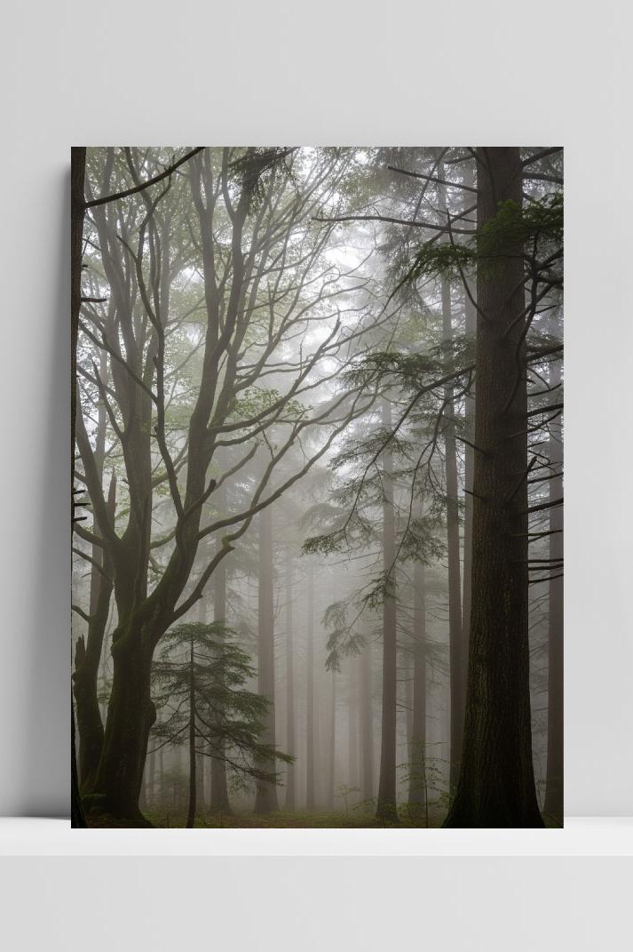 Forest Misty poster van 25 Artstreet