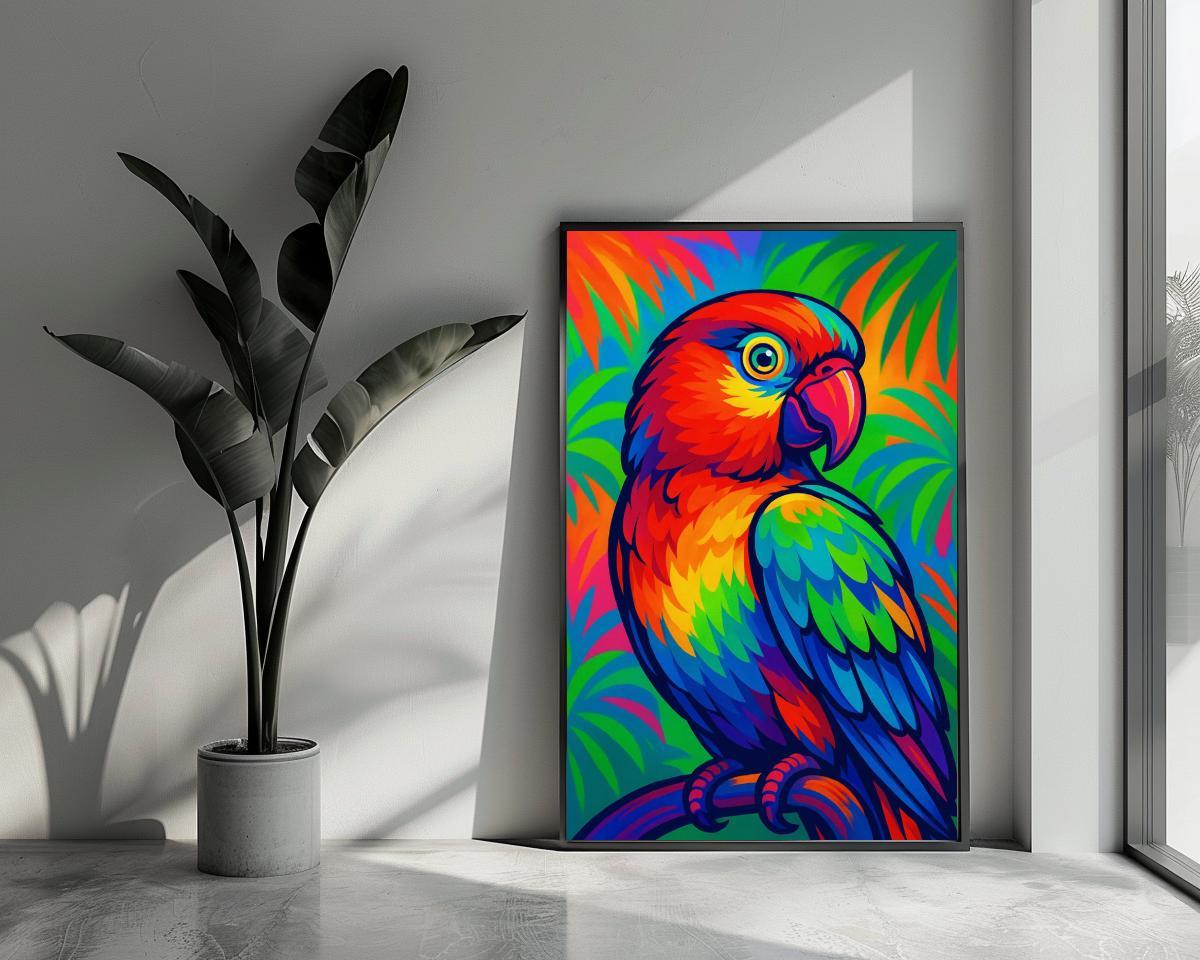 Parrot Pop Art poster van 25 Artstreet