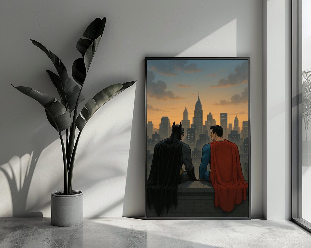 Batman Superman poster van 25 Artstreet