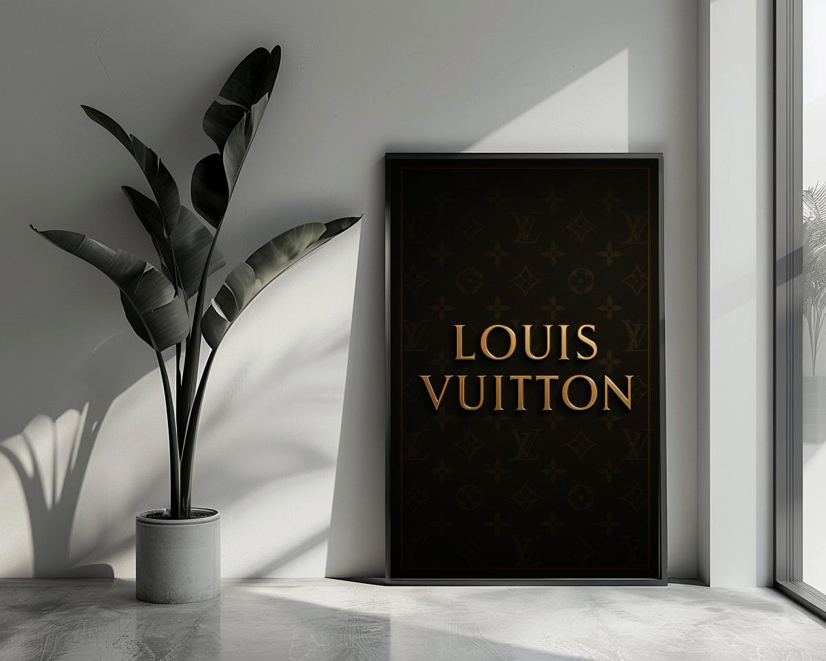 Louis Vuitton Text poster van 25 Artstreet