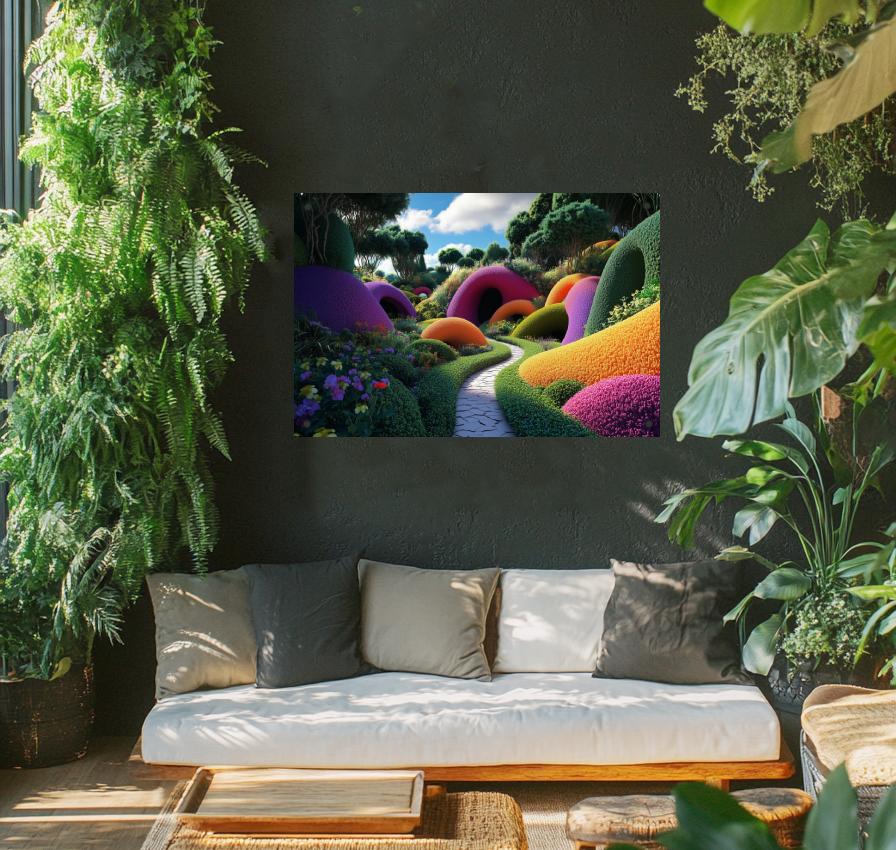 Tuinposter Fantasie Tuin sfeerbeeld 1