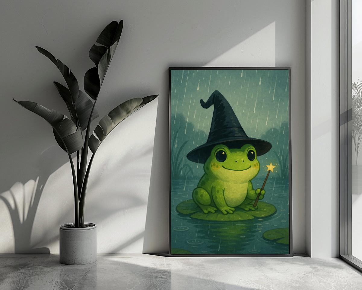 Frog Wizard poster van 25 Artstreet
