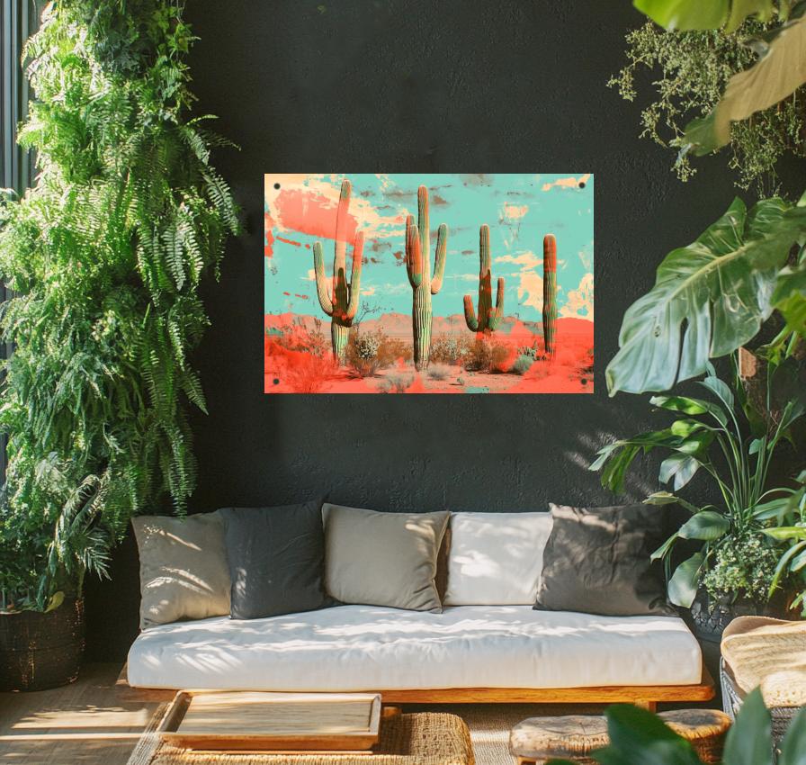 Tuinposter Cactussen sfeerbeeld 1