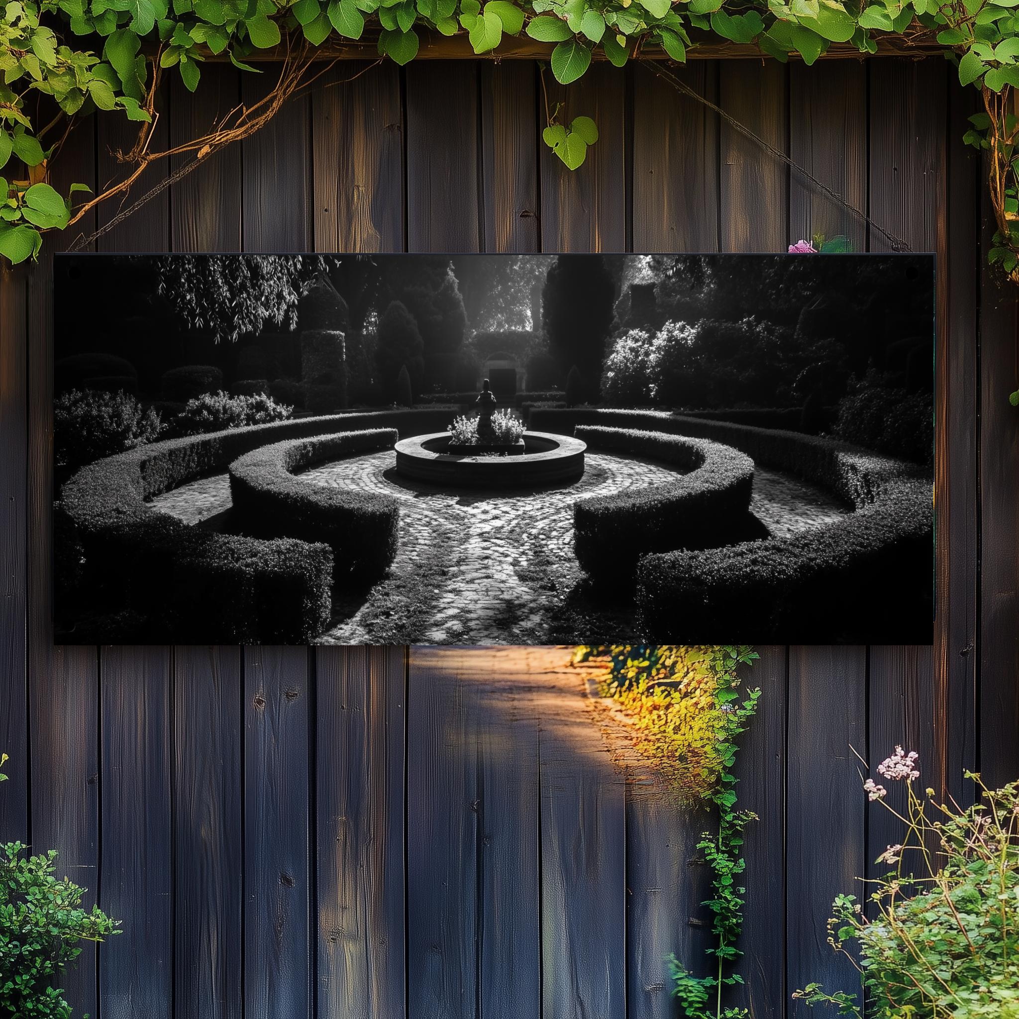 Tuinposter Spiraal Tuin van 25 Artstreet