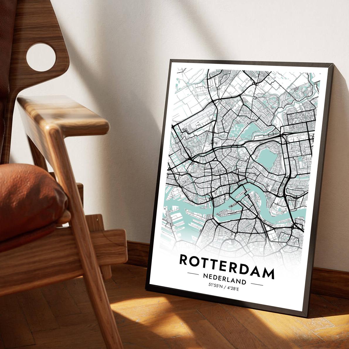 Rotterdam Blauw poster sfeerbeeld 1