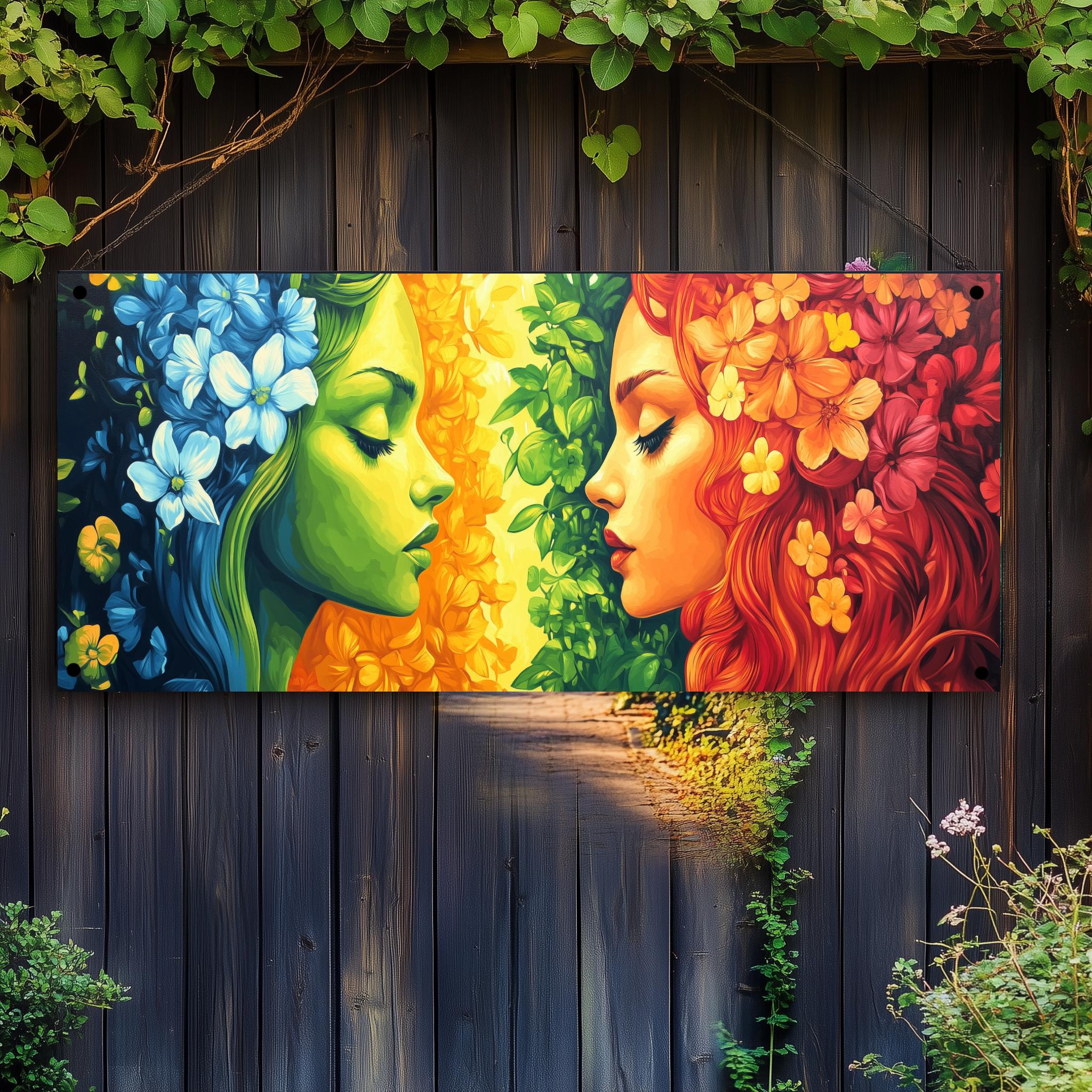 Tuinposter Godinnen Bloemen van 25 Artstreet