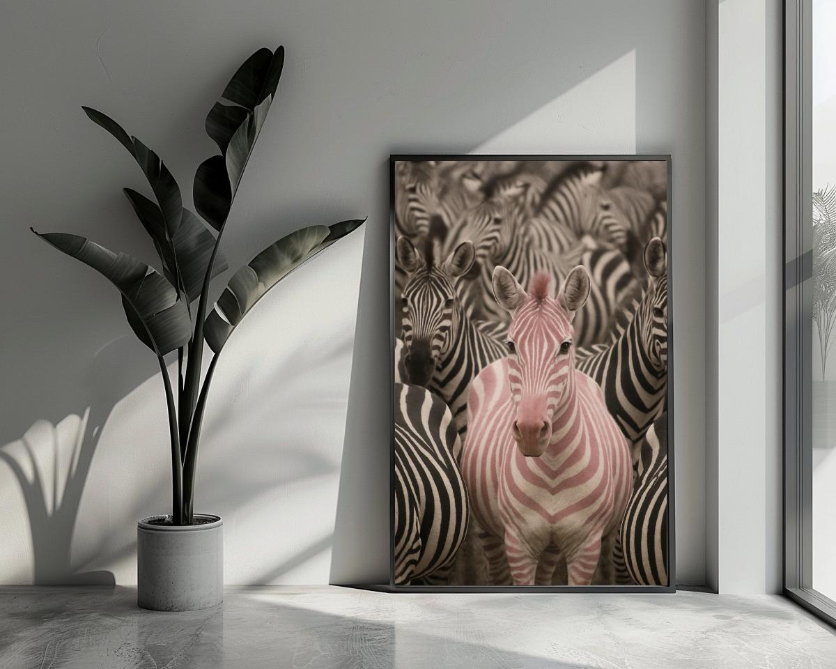 Zebra poster van 25 Artstreet
