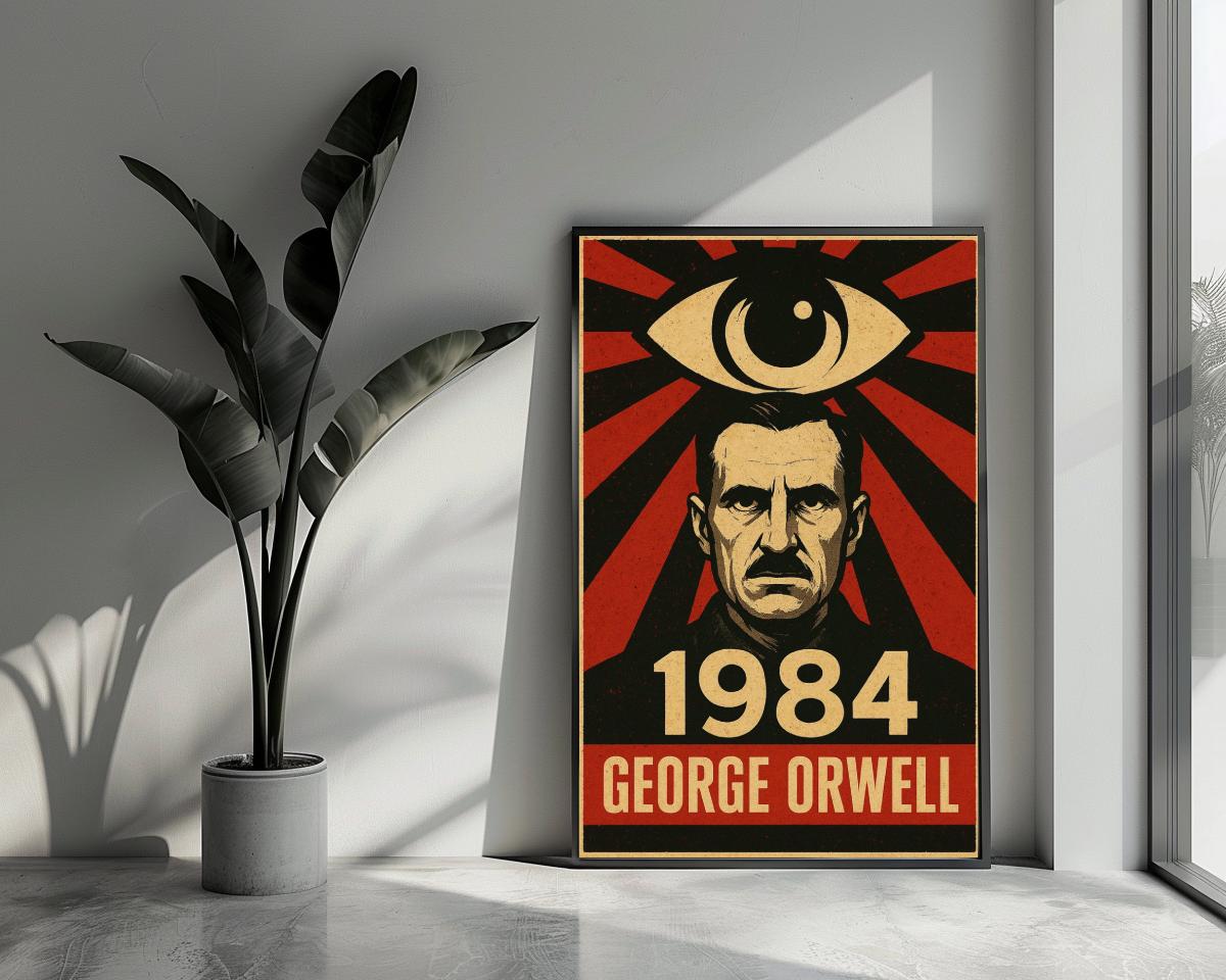 1984 George Orwell poster van 25 Artstreet
