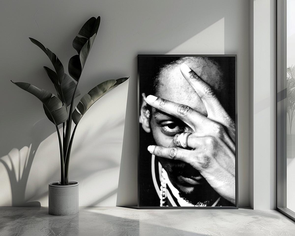 Snoop Dogg B&W poster van 25 Artstreet