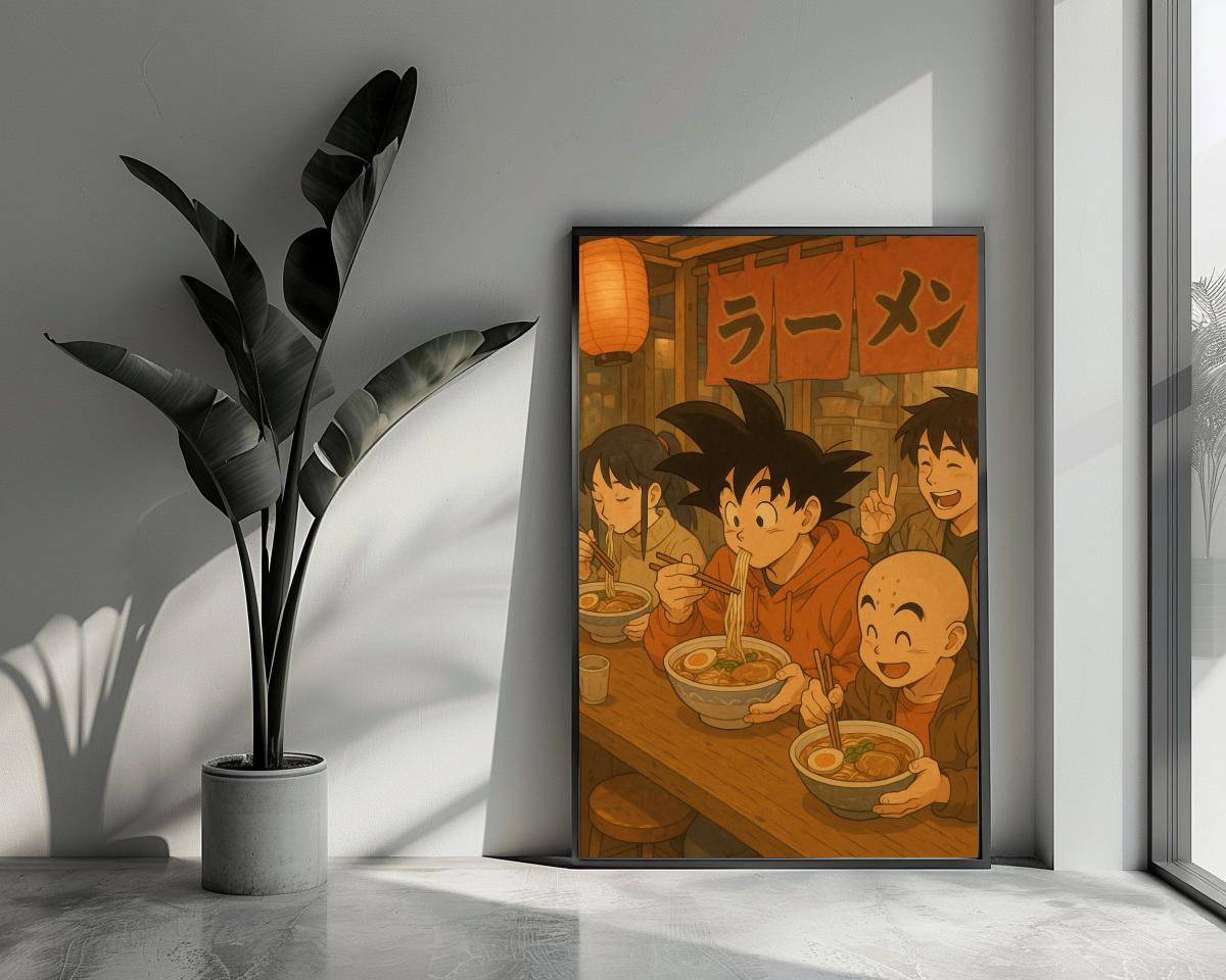 Dragon Ball Ramen poster van 25 Artstreet