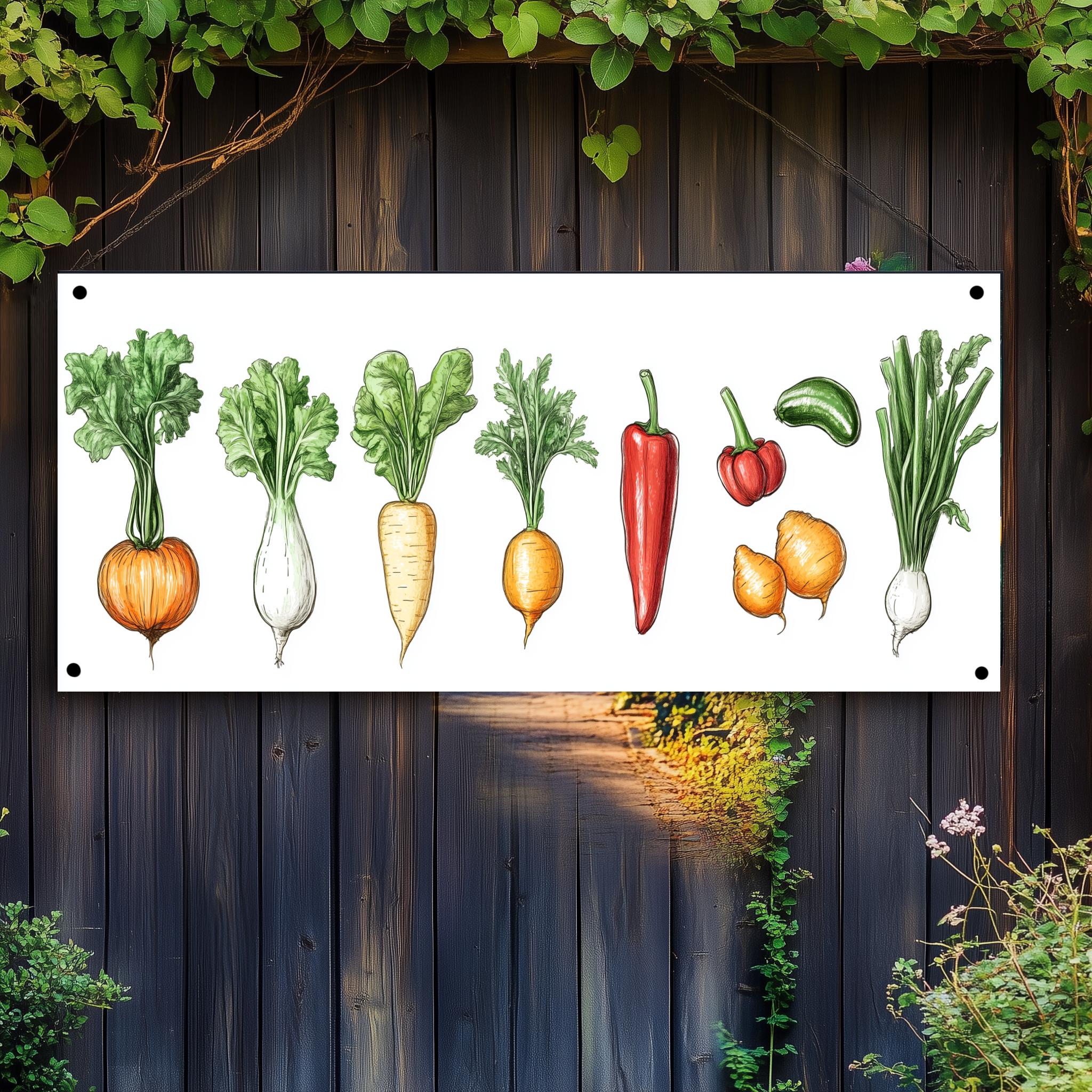 Tuinposter Groenten van 25 Artstreet
