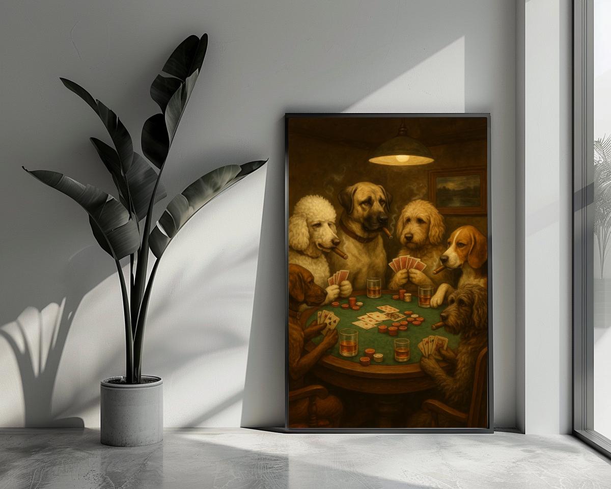 Poker Dogs poster van 25 Artstreet
