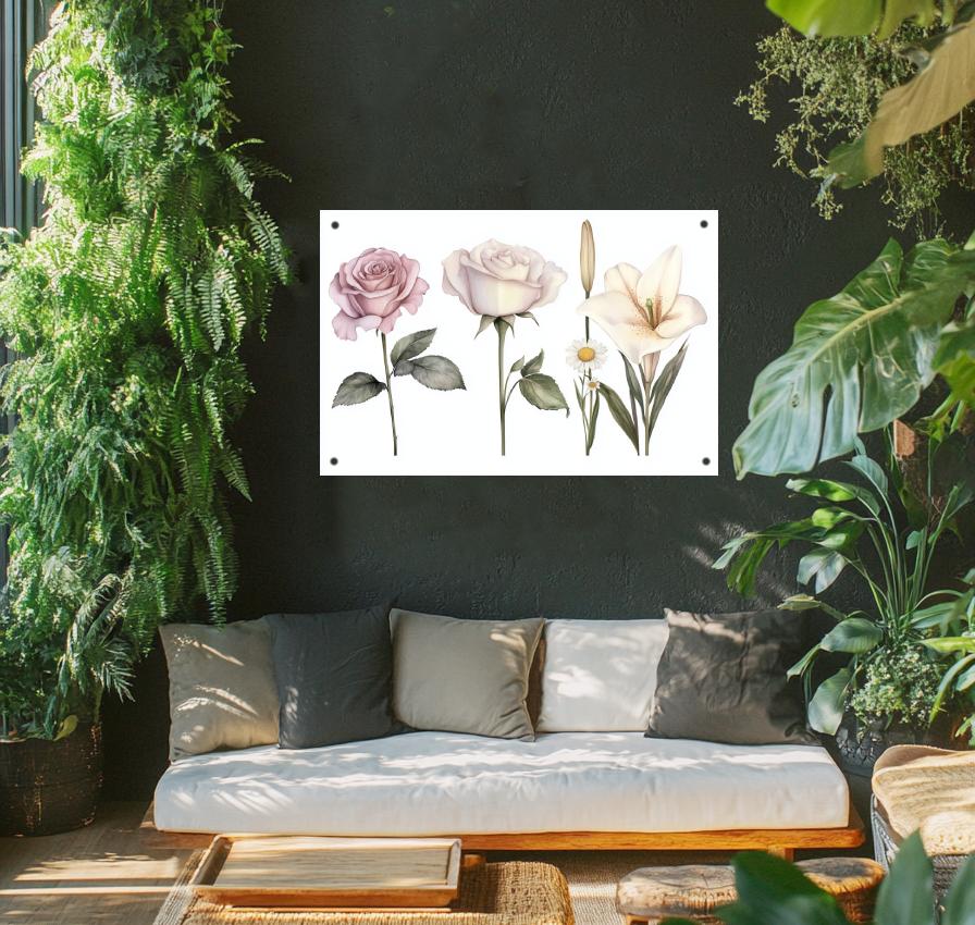Tuinposter Rozen sfeerbeeld 1