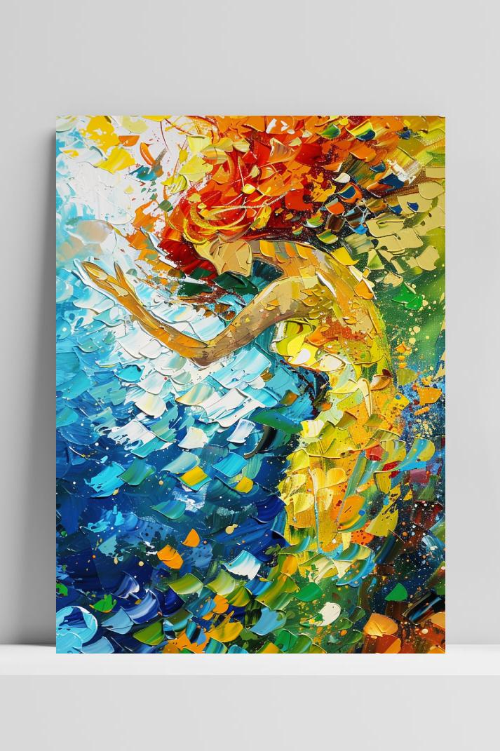 De Geboorte van Venus op 3mm aluminium dibond