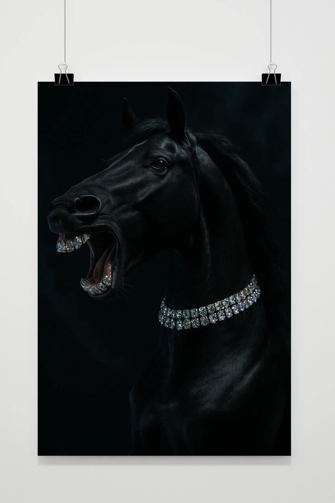 Horse Diamonds poster van 25 Artstreet