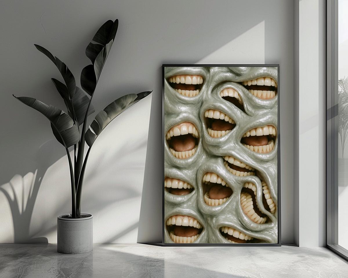 Mouth Laugh poster van 25 Artstreet