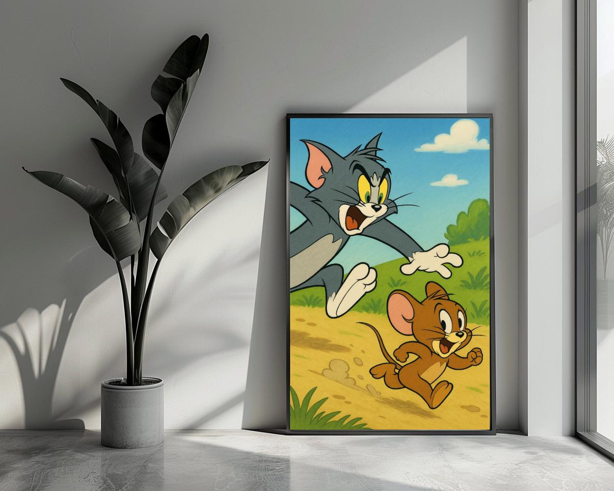 Tom and Jerry Cartoon poster van 25 Artstreet