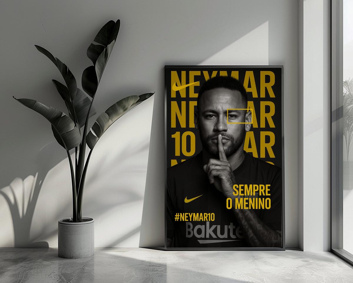 Neymar poster van 25 Artstreet