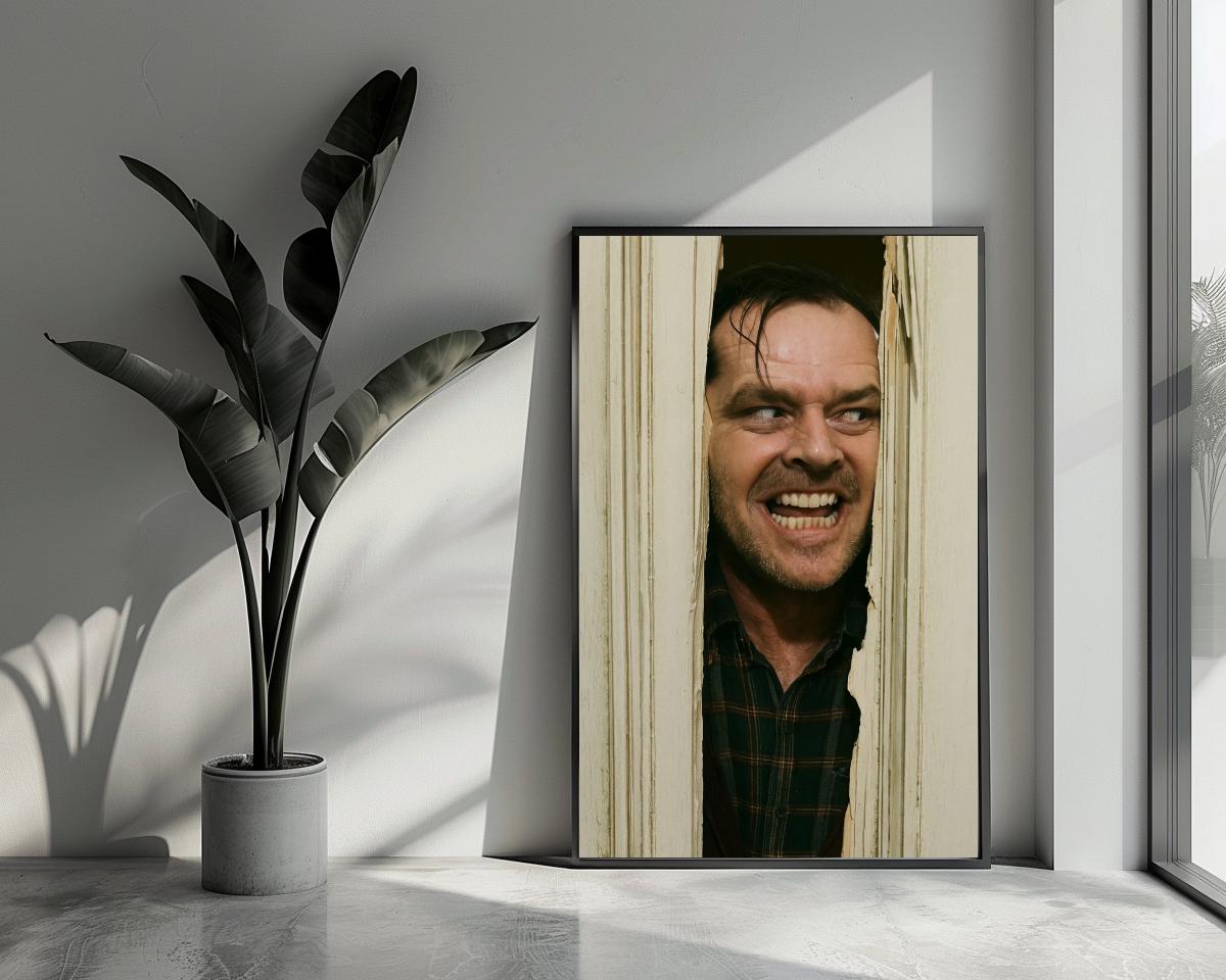 Jack Nicholson The Shining poster van 25 Artstreet