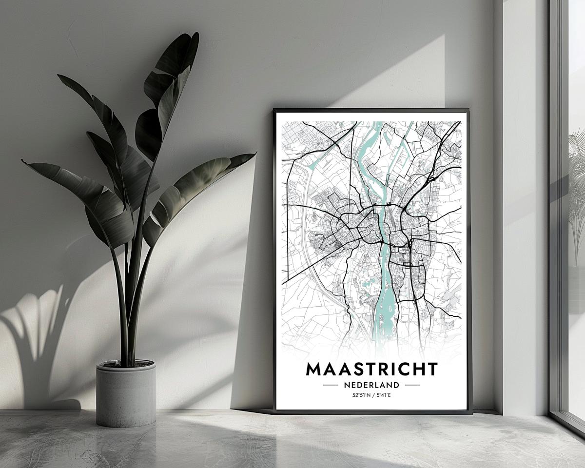 Maastricht Blauw poster van 25 Artstreet