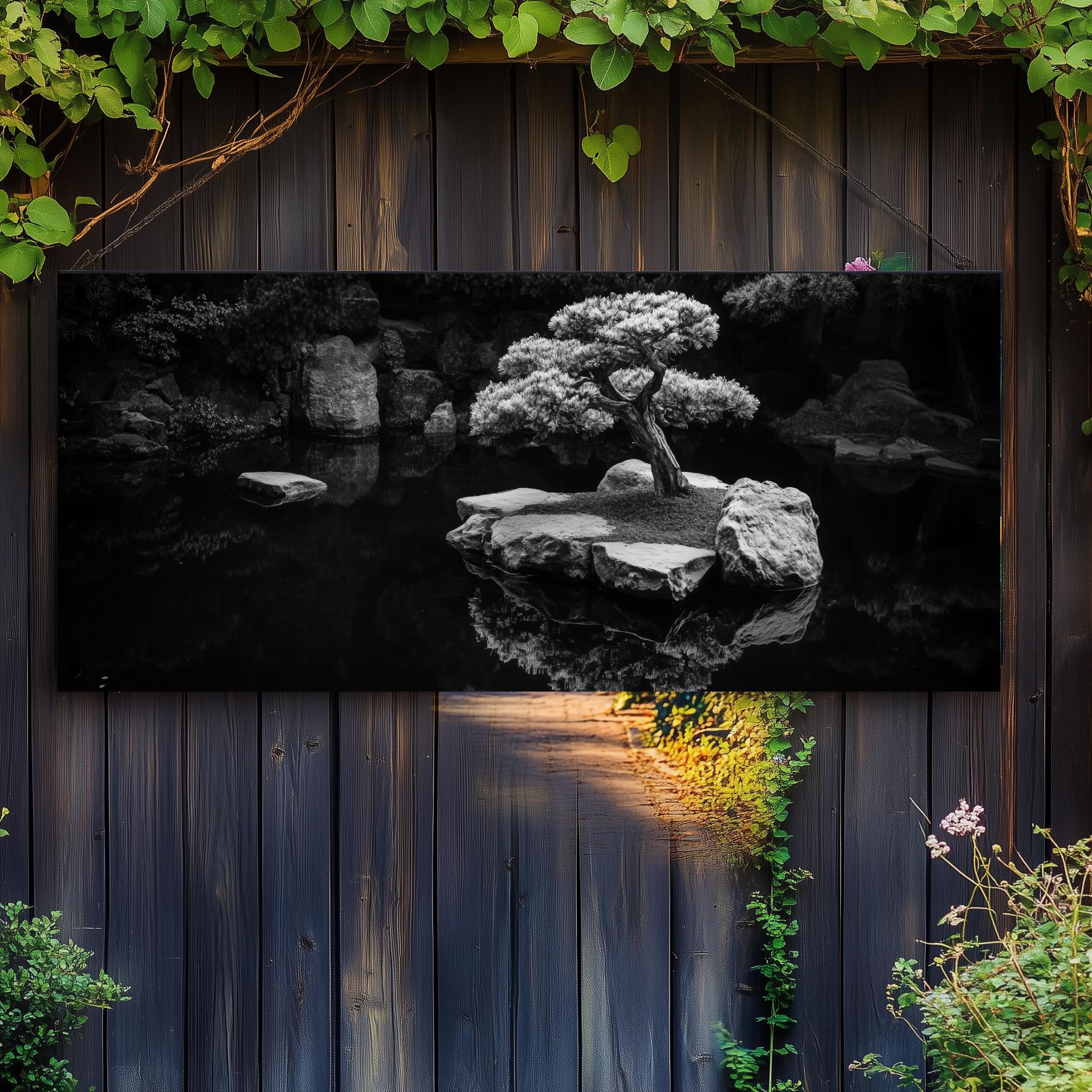 Tuinposter Zen Noir van 25 Artstreet