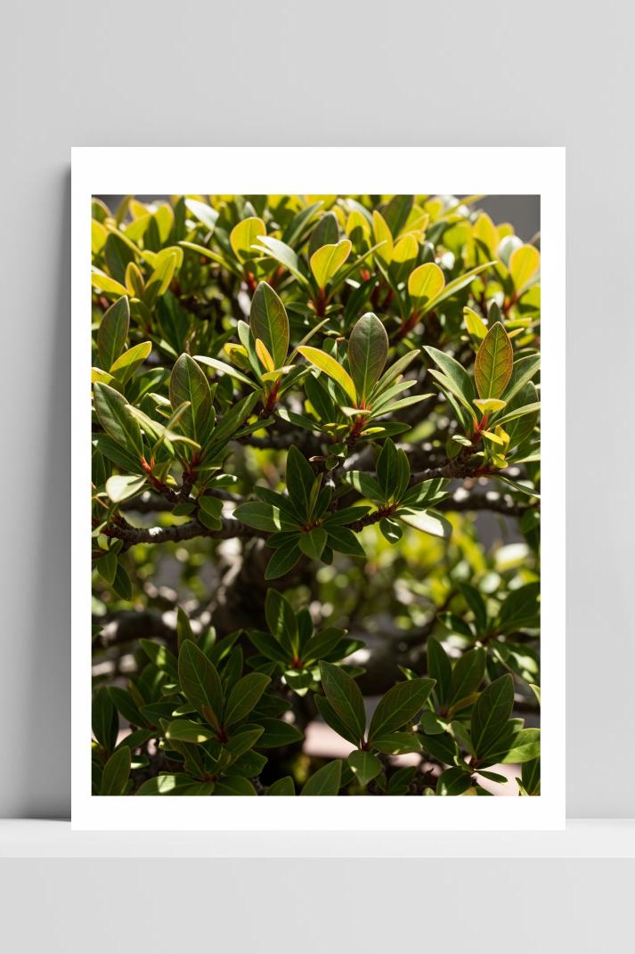 Bonsai Leaves Plant poster van 25 Artstreet