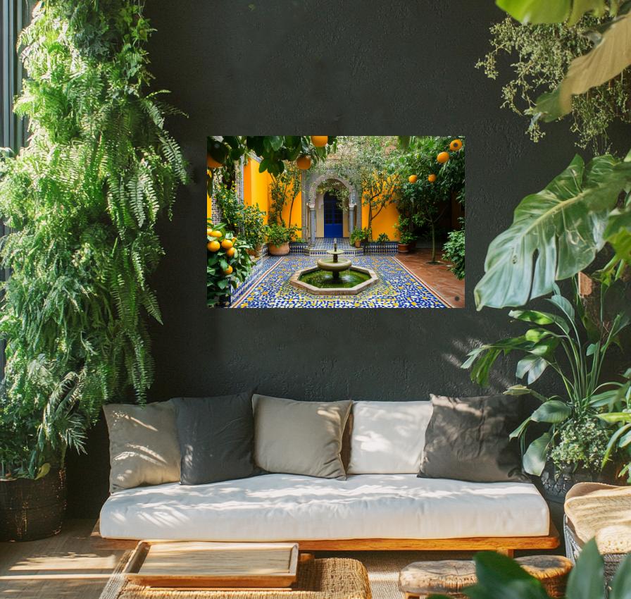 Tuinposter Marokko sfeerbeeld 1