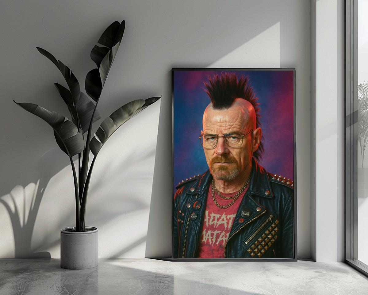 Walter White Punk Breaking Bad poster van 25 Artstreet