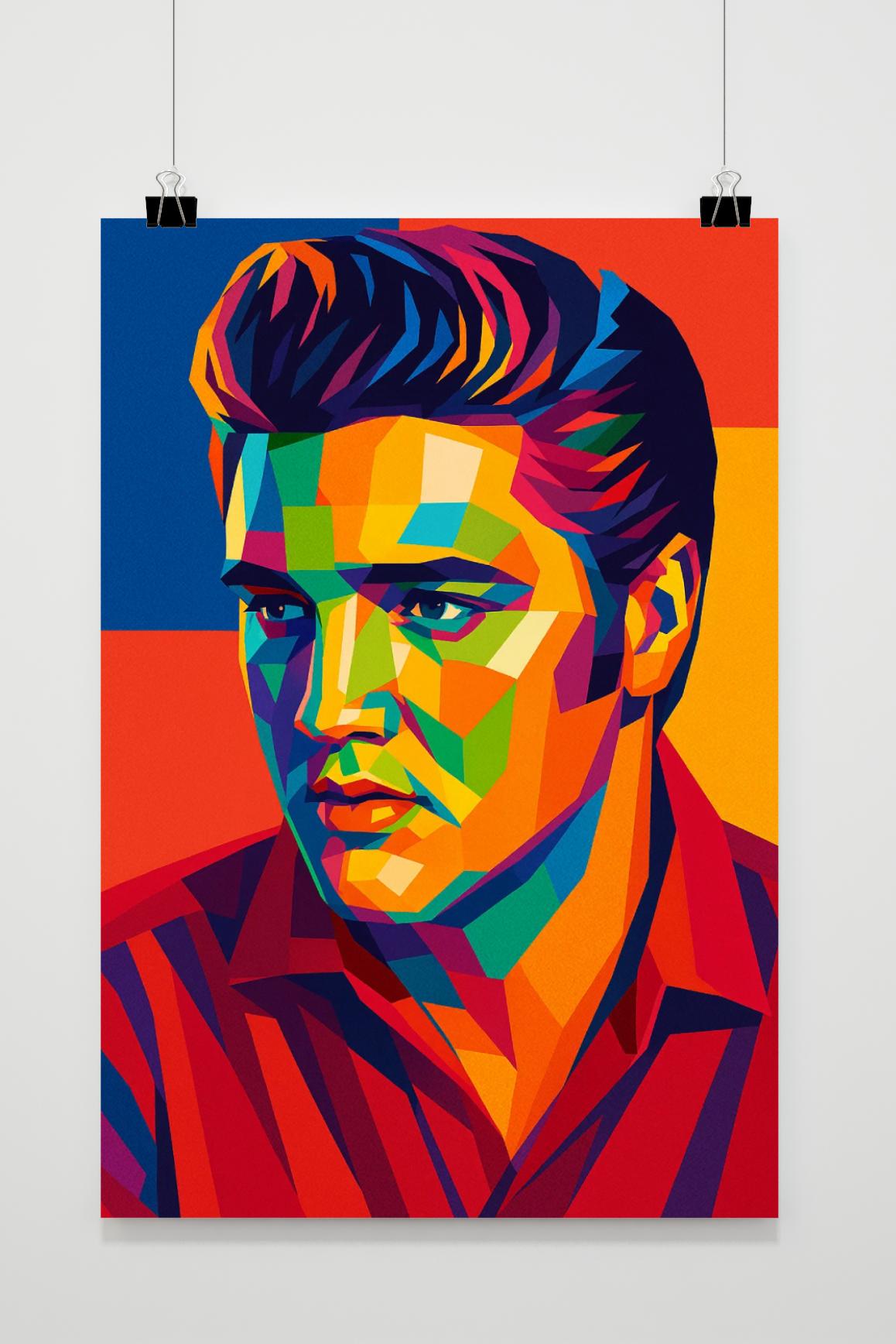 Elvis Presley Pop Art poster van 25 Artstreet