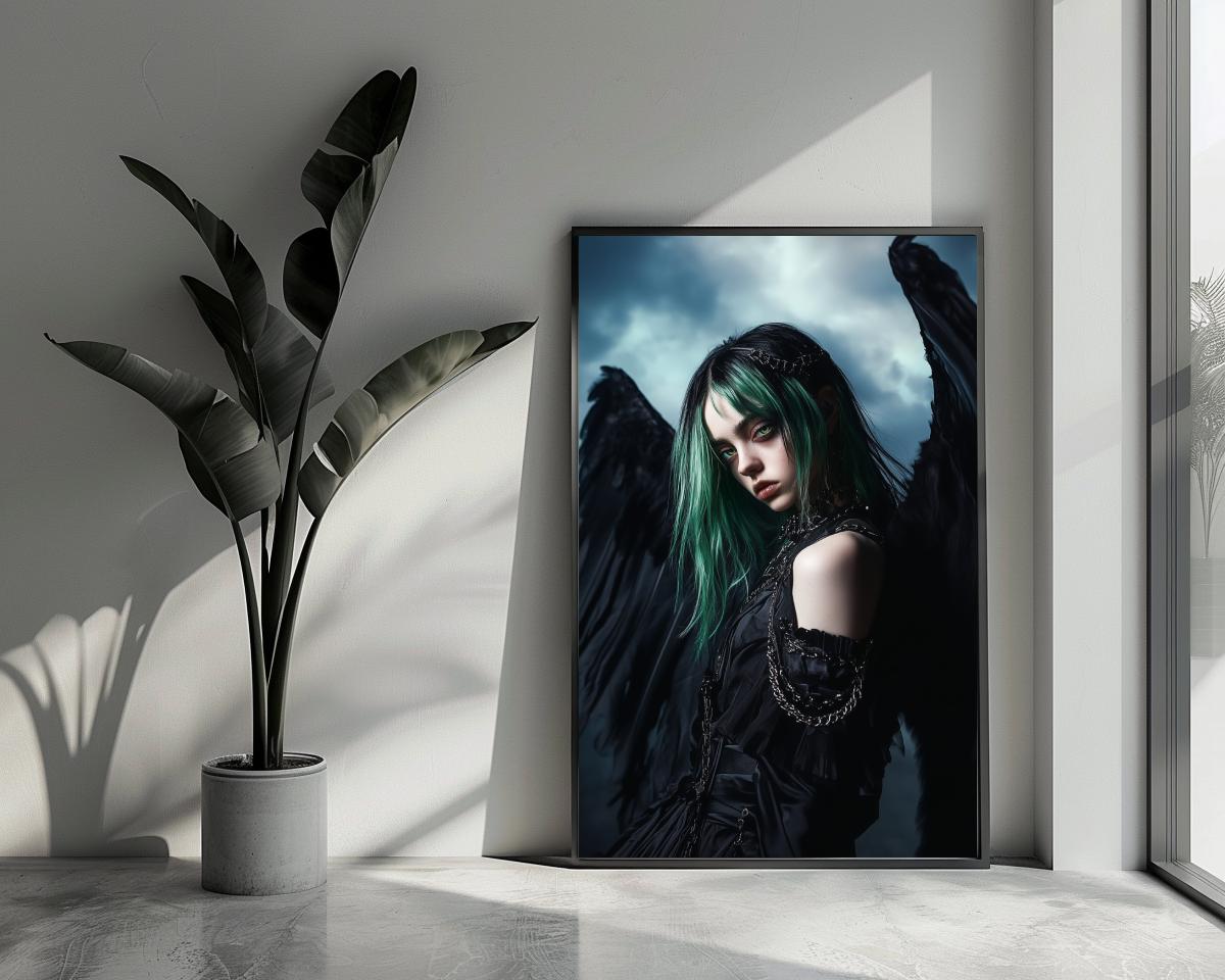 Billie Eilish Angel poster van 25 Artstreet